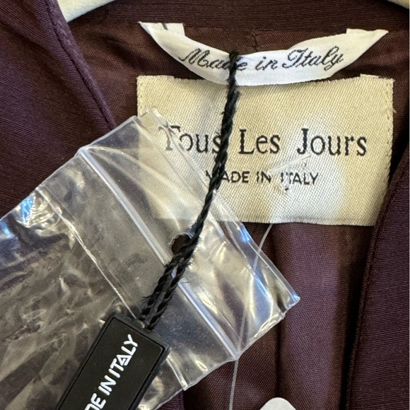 Vintage Tous Les Jours Blazer Jacket Made in Italy Lama Wool Size 8 NWT - Picture 11 of 16